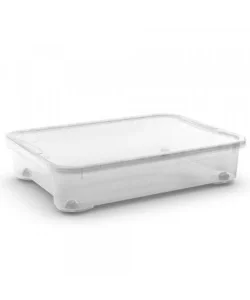 Contenitore con coperchio trasparente "tbox xxm" in plastica 54 lt 79,5x58x18 cm Esclusivo